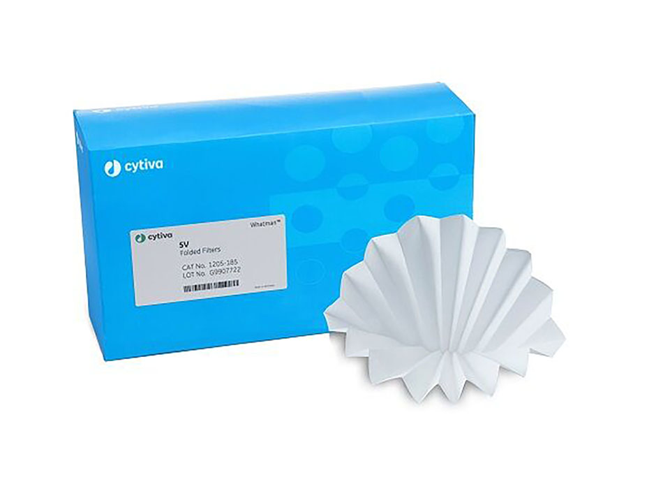 Grade 5V Folded Filters, 110mm 100/pk