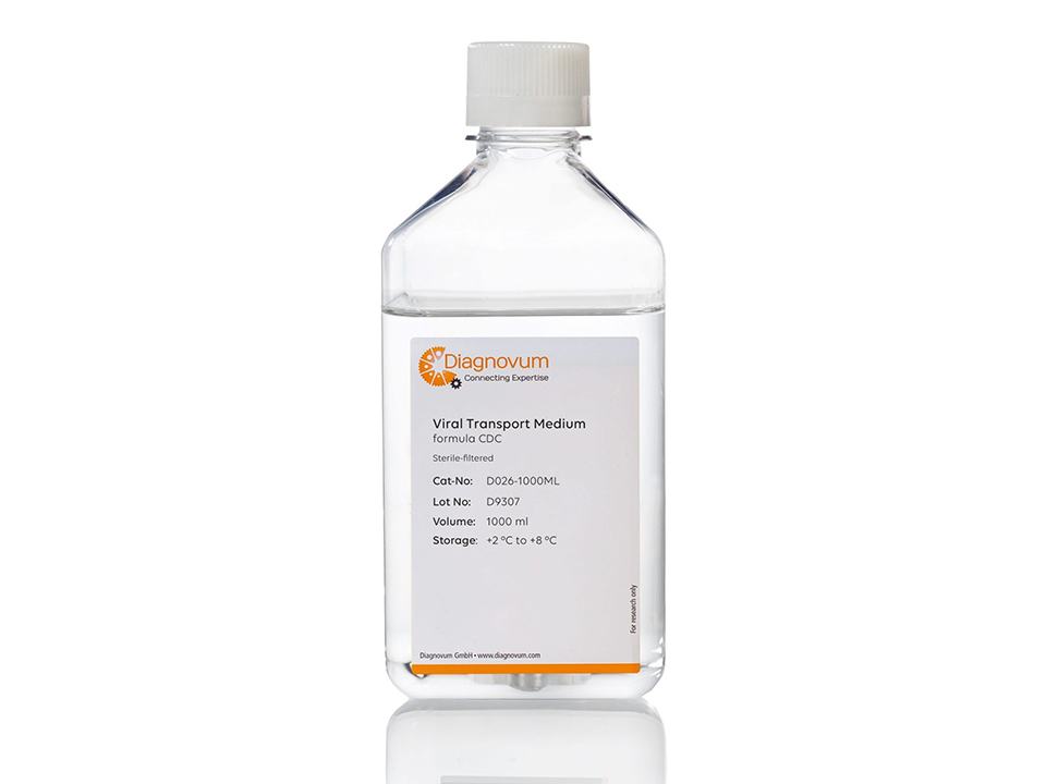 Viral Transport Medium (VTM), Formula CDC - CE marked