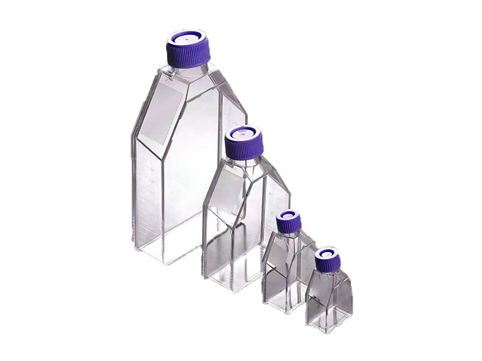 Tissue Culture Flasks 50ml, Non-treated,w/plug seal cap, Sterilized (10/pkg, 200/cs)